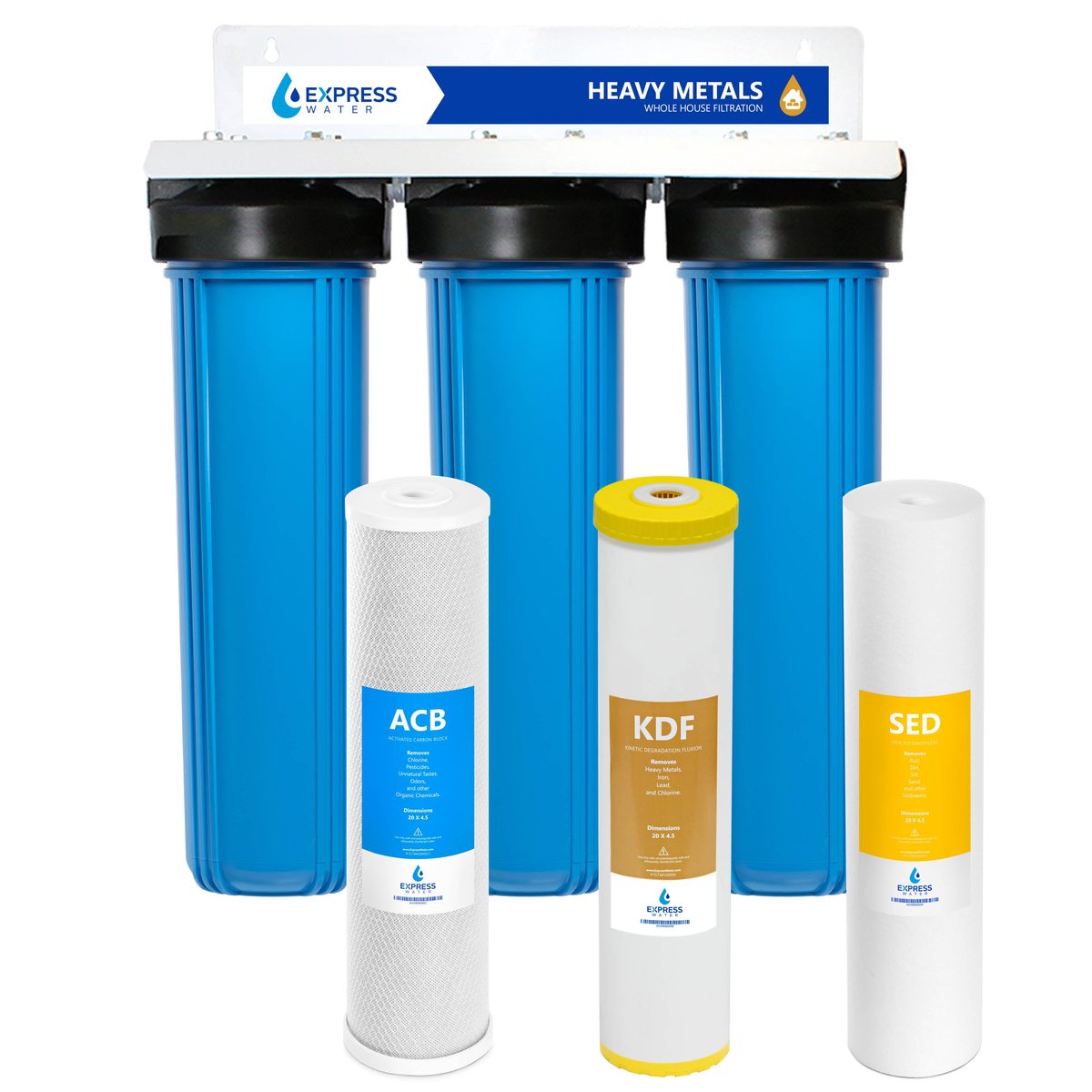Express Water WH300 3-Stage Whole House Water Filter