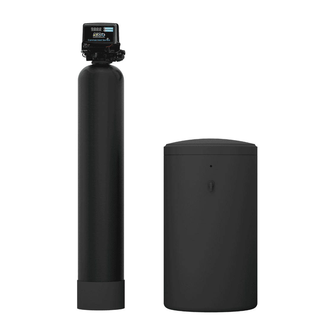 SpringWell SS1 salt-based water softener system for whole house hard water treatment
